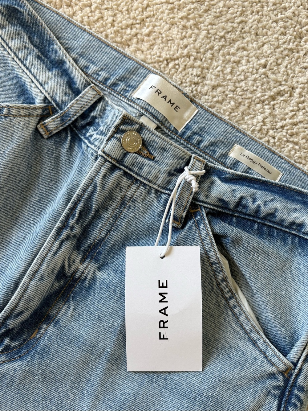 Frame Le Baggy Palazzo Jeans - Picture 8 of 10